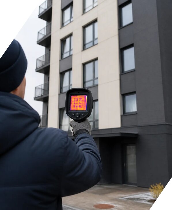 Тепловизионное обследование зданий в Губахе от 5183 р. | ЭкспертизаРоссия