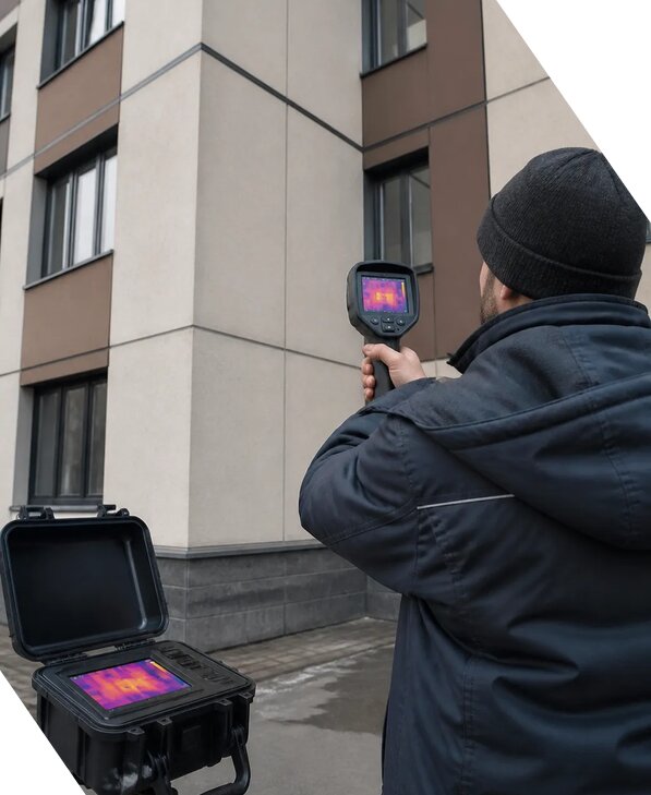Тепловизионное обследование зданий и сооружений в Губахе